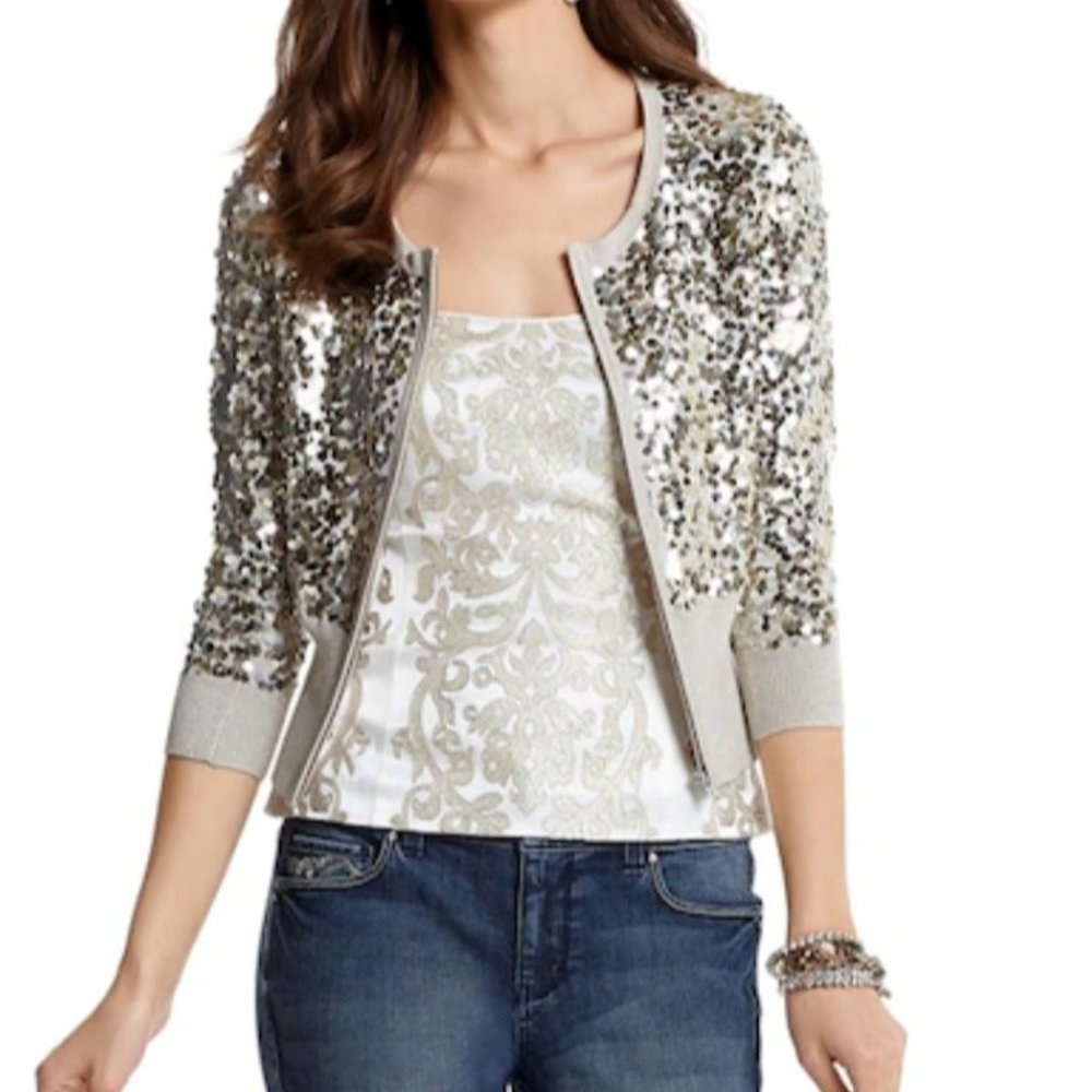 White House Black Market Sweater/Jacket, sz S